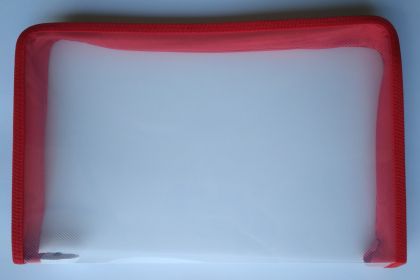Папка с цип 35х22х3см, ЧЕРВЕН