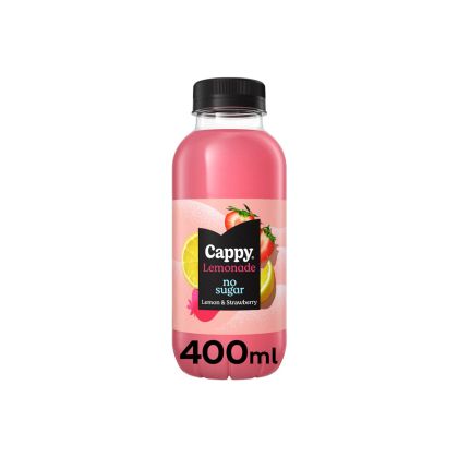 Cappy Лимонада Zero, лимон и ягода, 0.4 L