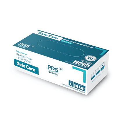 Ръкавици PPS, нитрилни, L, без пудра, 100 броя