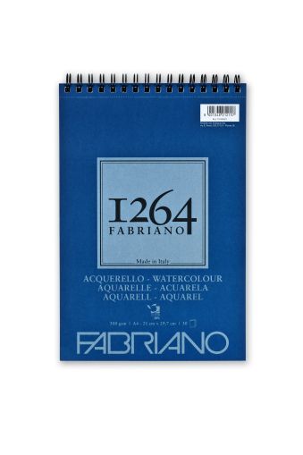 Fabriano Скицник, акварелен, А4, 300 g/m2, зърнеста текстура, 30 листа