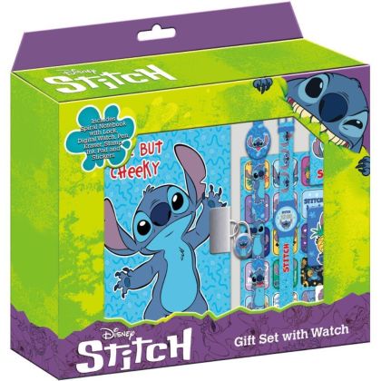 Ученически комплект Lilo&Stitch, с часовник