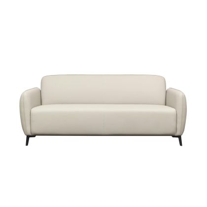 Диван RFG Lisa, двуместен, екокожа, 1380 х 750 х 780 mm, светлосив