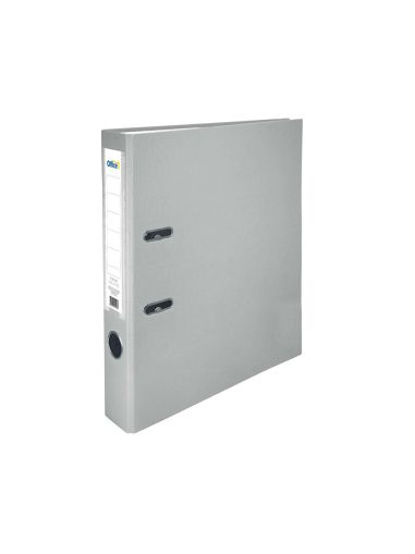 Office 1 Класьор, 5 cm, PP, несглобен, сив, 50 броя