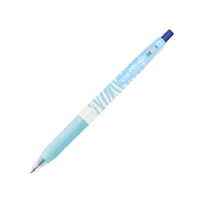 Zebra Гел ролер Pastel Stripes, 0.7 mm, син