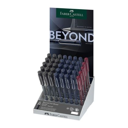 Faber-Castell Гел химикалка Beyond, 1.0 mm, асорти, 40 броя в дисплей