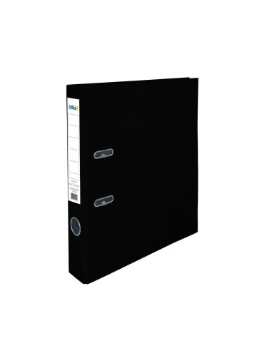 Office 1 Класьор, 5 cm, PP, несглобен, черен, 50 броя