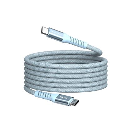 Кабел Verbatim Sync&Charge, магнитен, USB Type-C, 100 W, 120 cm, син