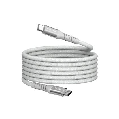 Кабел Verbatim Sync&Charge, магнитен, USB Type-C, 100 W, 120 cm, сив