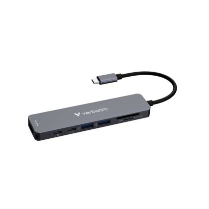 USB Хъб Verbatim Essentials, 7 порта, USB Type-C