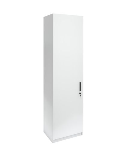 Гардероб RFG Monaco, единичен, 550 х 400 х 2000 mm, ПДЧ 18 mm, бял