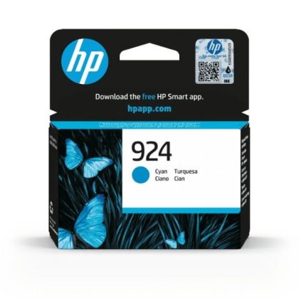 Оригинален патрон HP 4K0U3NE, Nо 924, 400 страници/5%, Cyan