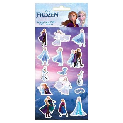 Стикери Diakakis Frozen 2, 10x12см, Обемни