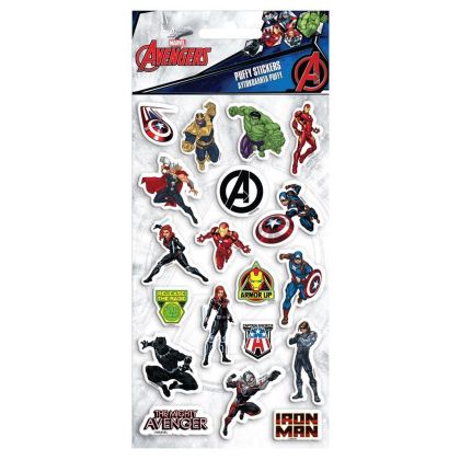 Стикери Diakakis Avengers 2, 10x12см, Обемни