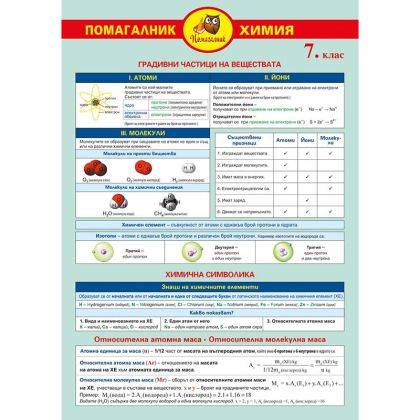 Учебно помагало 8-12 клас, химия 7