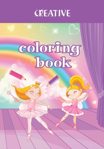 Книжка за оцветяване Creative Mini, Ballerina