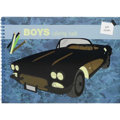 Книжка за оцветяване Creative, А4, 31 стр., Cars