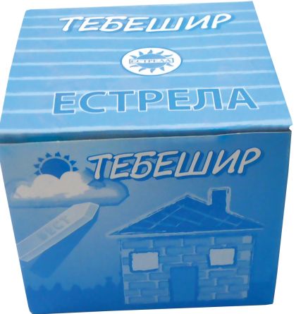 Тебешир 42 бр. в кутия, ЦВЕТЕН