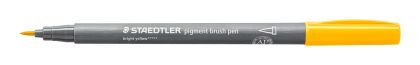 Флумастер Staedtler Pigment Brush 371, ТЪМНО ЖЪЛТ