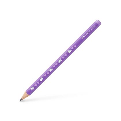 Молив Faber Castell HB Jumbo, Еднорог,Лилав