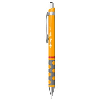 Автоматичен молив Rotring Tikky, 0.7mm, светло оранжев