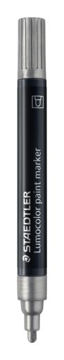 Маркер Staedtler Lumocolor Paint 349, акрилни, сребрист