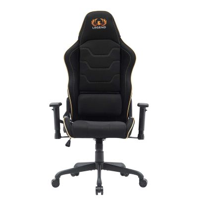 Геймърски стол RFG Move Legend, Butterfly механизъм, полипропиленова основа, до 150 kg, черно-златист