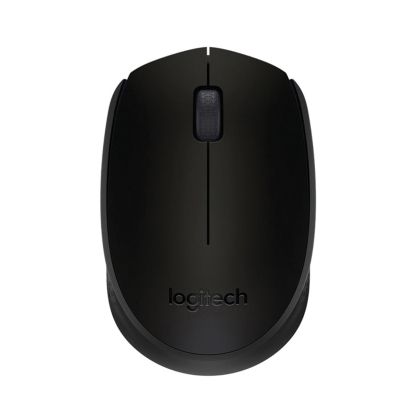 Мишка Logitech M171, безжична, черна