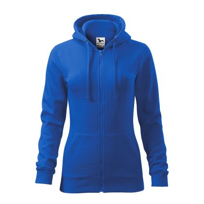 Malfini Дамски суитшърт Zipper 411, размер M, син
