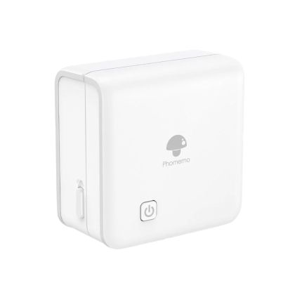 Принтер Phomemo M02 PRO-WH, преносим, мини, без мастило, максимална широчина на етикета 53 mm, бял