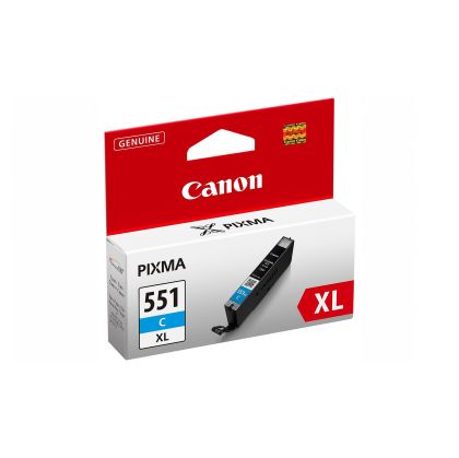Оригинален патрон Canon CLI-551XL, 267 страници/5%, Cyan