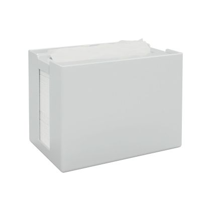 Диспенсър за салфетки Papernet Basic, на пачка, бял, 16.8 х 12.5 х 10.9 cm