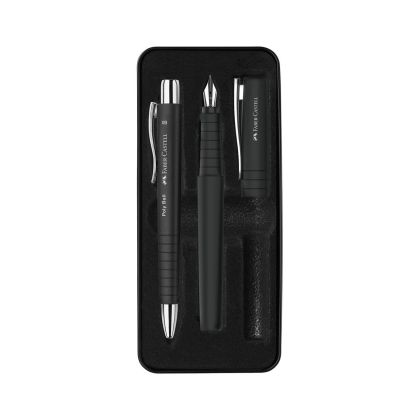 Faber-Castell Писалка и химикалка Poly, В, черни