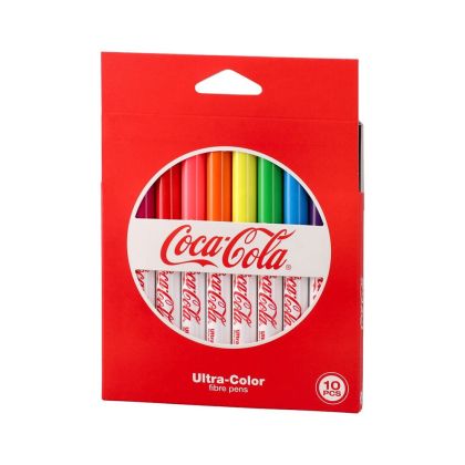 Флумастери Best Buy Ultra Perfume, Coca Cola, ароматни, 10 цвята