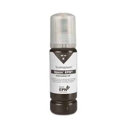 Съвместимо мастило за принтер Epson EcoTank, Sublisplash EPN+, 80 ml, Black