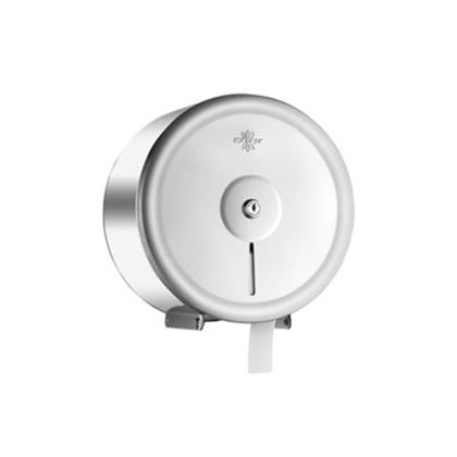 Диспенсър за тоалетна хартия Rulopak Mini Jumbo, инокс, 38.3 х 27.9 х 27.9 cm