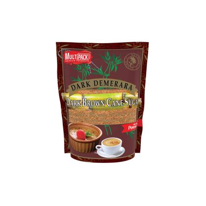 Multipack Захар Demerara Dark, кафява, 500 g