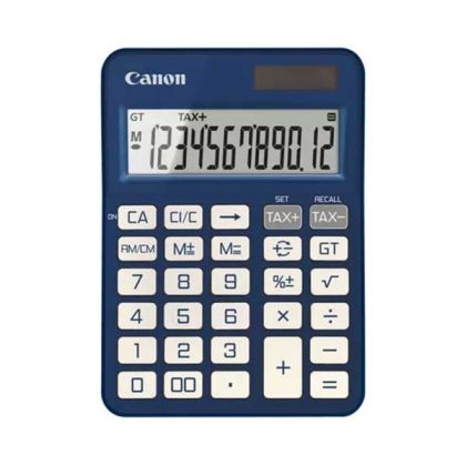 Настолен калкулатор Canon KS-125KB, 12-разряден, син