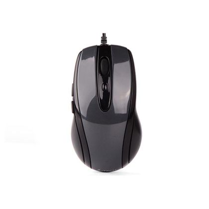 Мишка A4Tech V-Track N-708X, с кабел, USB, 6 бутона, черна