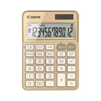Настолен калкулатор Canon KS-125KB, 12-разряден, златист