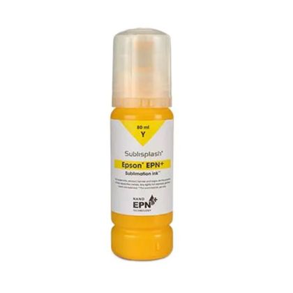 Съвместимо мастило за принтер Epson EcoTank, Sublisplash EPN+, 80 ml, Yellow