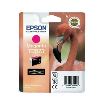 Оригинален патрон Epson T0873, Stylus Photo R1900, 11.4 ml, Magenta