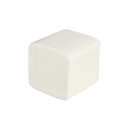Тоалетна хартия на пачка, двупластова, 200 къса, 21 x 10 cm, 40 броя