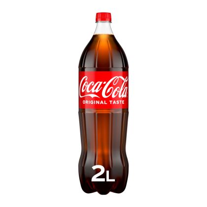 Coca-Cola Газирана напитка, 2 L, в пластмасова бутилка