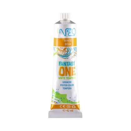Темперна боя Sazio Fantasy One, 42 ml, бяла