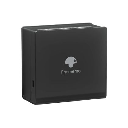 Принтер Phomemo M02-BK, преносим, мини, без мастило, максимална широчина на етикета 53 mm, черен