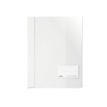 Durable Папка, A4+, PP, с джоб за визитка, бяла