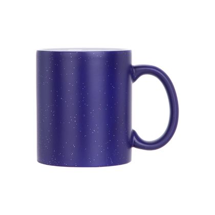 BESTSUB Магическа чаша, керамична, 330 ml, син мат, с възможност за персонализация