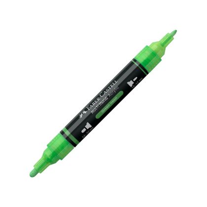Faber-Castell Акрилен маркер Multimark, № 257, неоновозелен