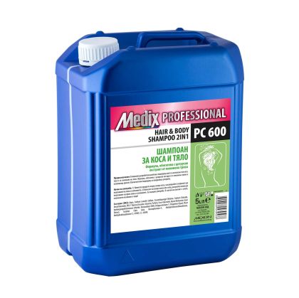 Шампоан за коса Medix Professional и тяло PC600, 5 L