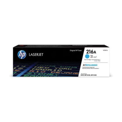 Оригинална тонер касета HP 216A, W2411A, M182n/M183fw, 850 страници/5%, Cyan